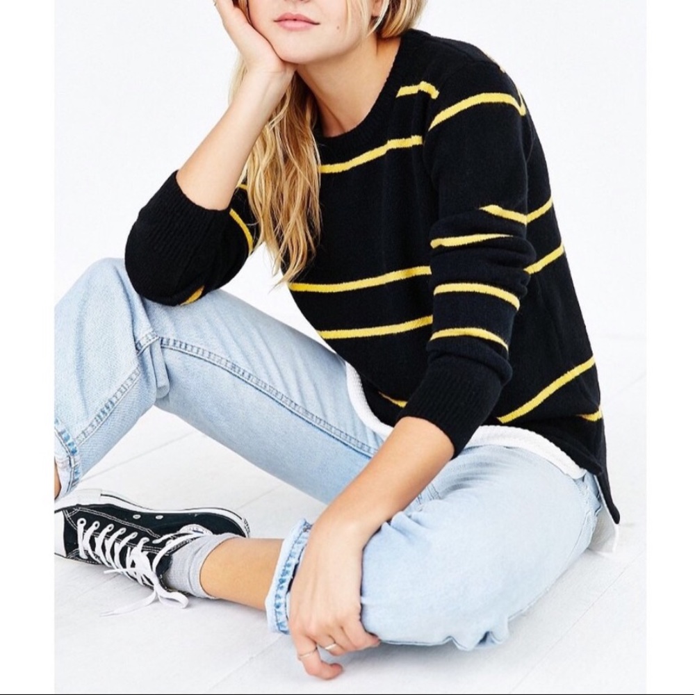 UO x UNIF varsity stripe sweater
